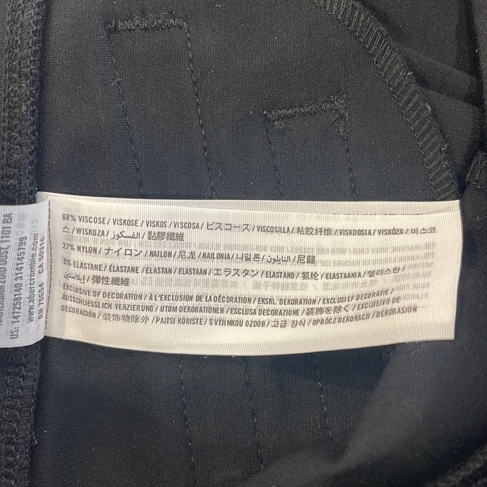 Abercrombie & Fitch Black Moto Leggings -Small - Picture 7 of 8